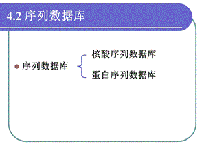 序列数据库-核酸序列数据库.ppt