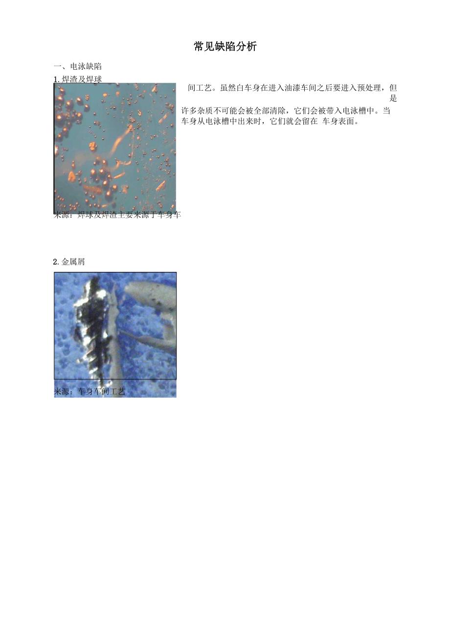 常见缺陷分析.docx_第1页