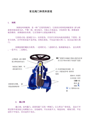 常见阀门种类和原理.docx