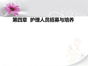 护理管理学基础郑翠红(第四章).ppt