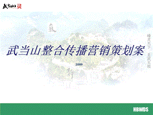 武当山整合传播营销策划案.ppt