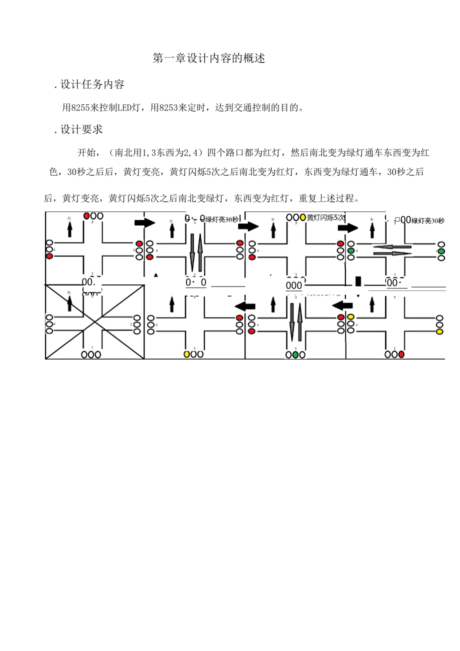 微机8086 8255 交通灯 课程设计.docx_第3页