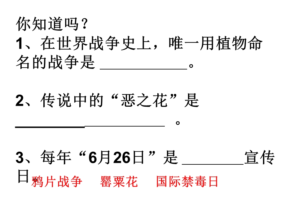 学生禁毒主题班会.ppt_第2页