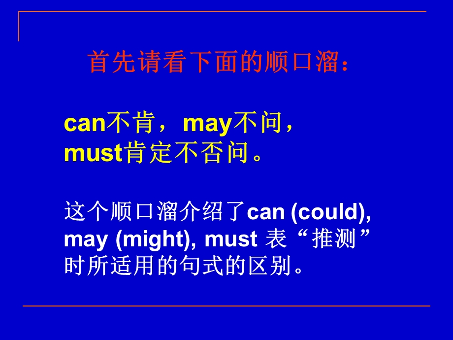 巧记must,-can,-may表示“推测”的用法.ppt_第3页