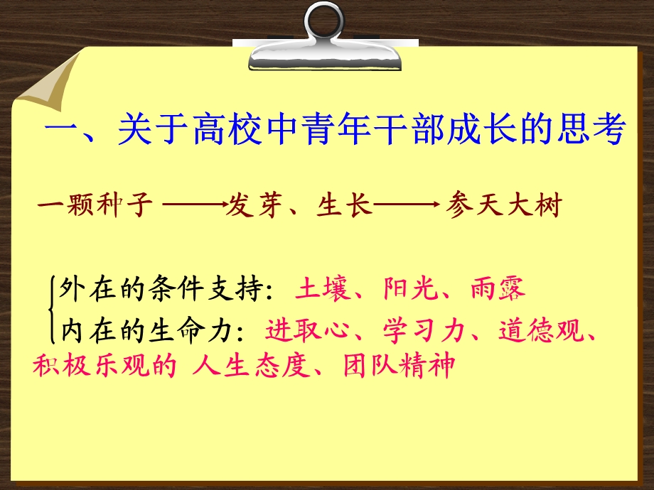 浅谈高校中青年干部的成长与选拔机制.ppt_第2页