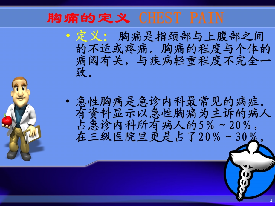 胸痛的鉴别诊断和诊治流程.ppt_第2页