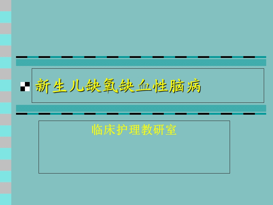 缺氧缺血性脑病护理PPT课件.ppt_第1页