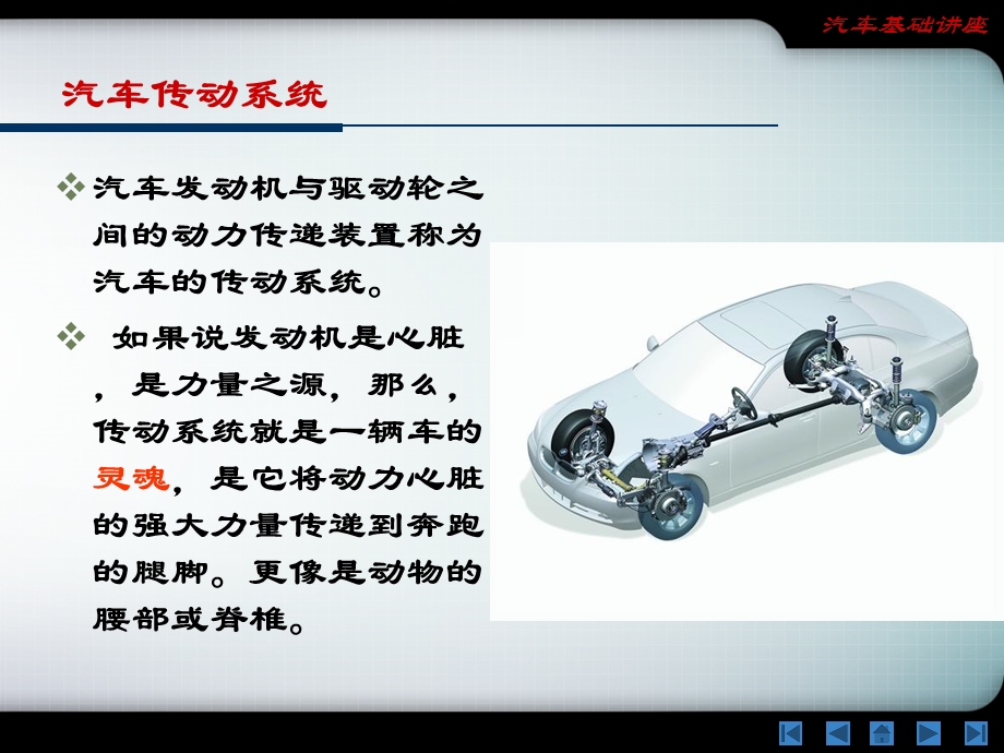 汽车知识讲座：汽车传动系统.ppt_第1页