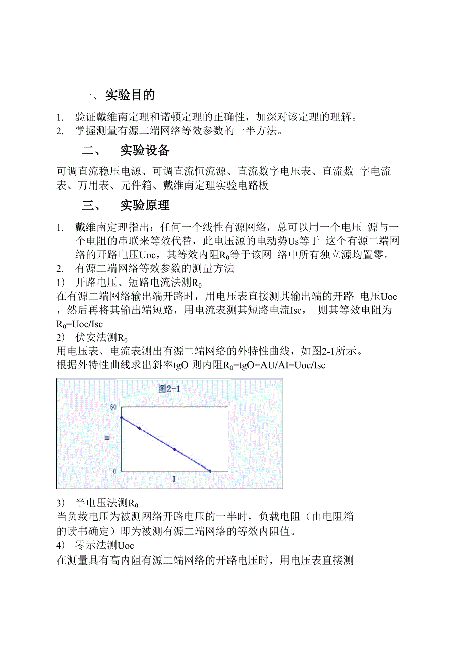 戴维南定理的验证.docx_第1页