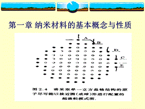 纳米材料导论第一章纳米材料的基本概念与性质.ppt