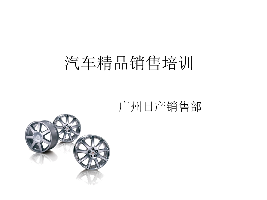 汽车精品销售培训.ppt_第1页