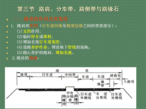 路肩、分车带、路侧带与路缘石.ppt