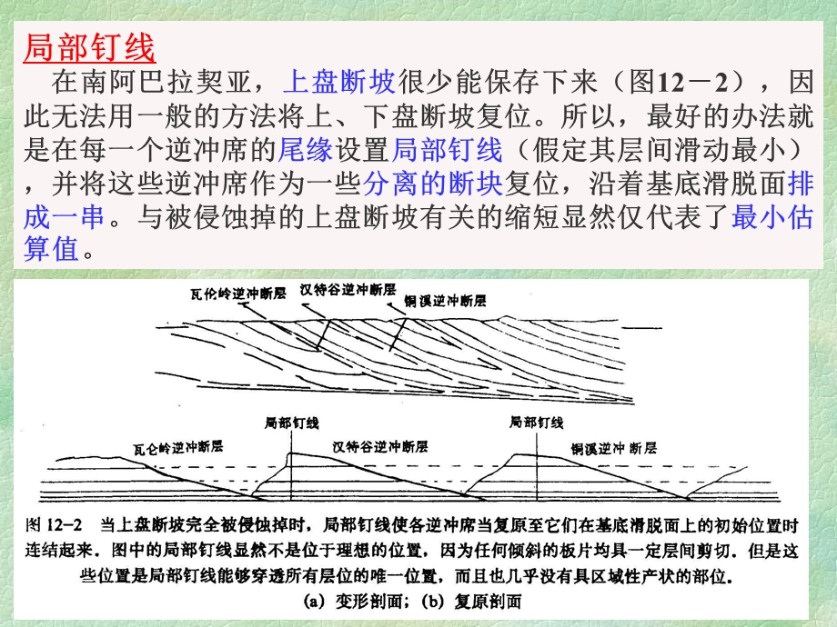 盆地分析7平衡剖面复原挤压构造为例.ppt_第3页