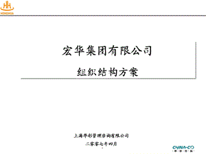 集团有限公司组织结构设计(PPT).ppt