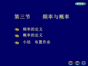 频率与概率频率的定义概率的定义小结布置作.ppt