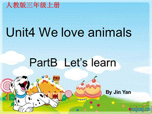 新版PEP三年级英语上册第四单元BLet'slearn.ppt