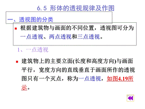 形体的透视规律及作图.ppt