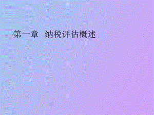 纳税评估概述.ppt