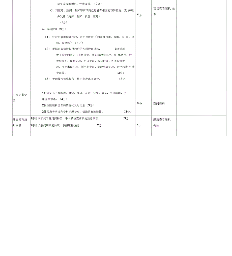 护理质量检查表模版.docx_第3页