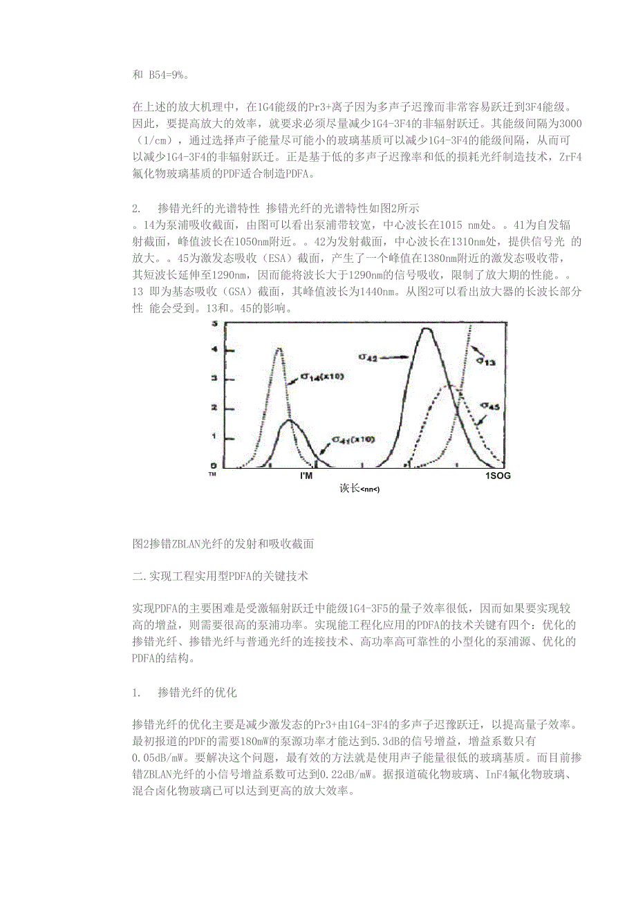 掺镨光纤放大器的关键技.docx_第2页