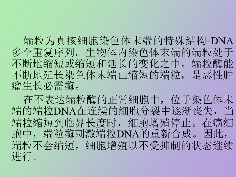 端粒、端粒酶与肿瘤.ppt_第1页