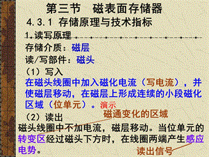 《计算机组成原理》教程第4章存储器-3磁表面.ppt