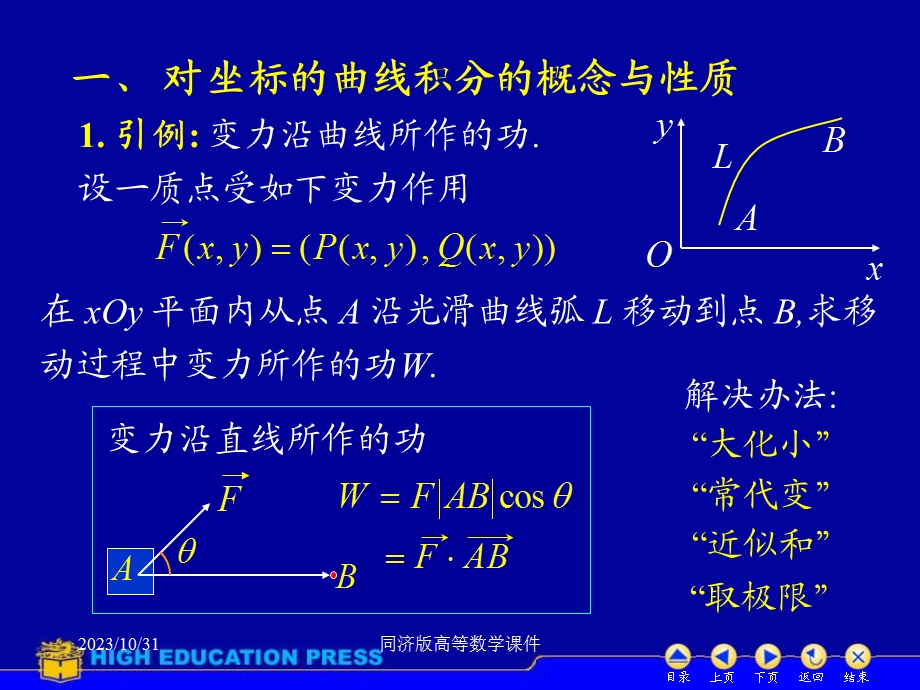 高等数学课件-D112对坐标曲线积分.ppt_第2页