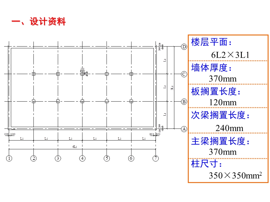 单向板肋梁楼盖课程设计.ppt_第2页