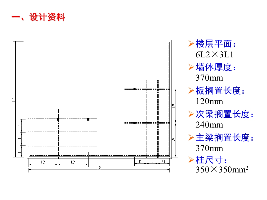 单向板肋梁楼盖课程设计.ppt_第3页