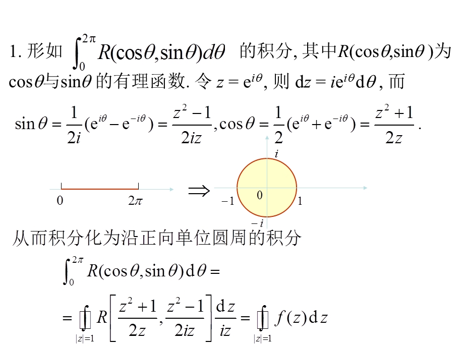 复变函数与积分变换53留数在定积分计算上的应用.ppt_第2页