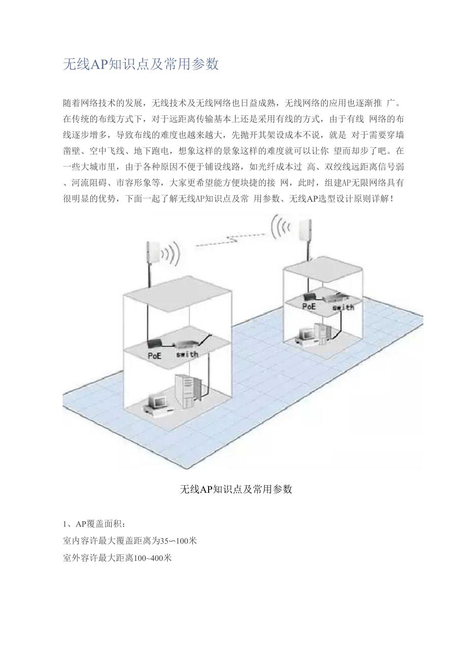 无线AP知识点及常用参数.docx_第1页