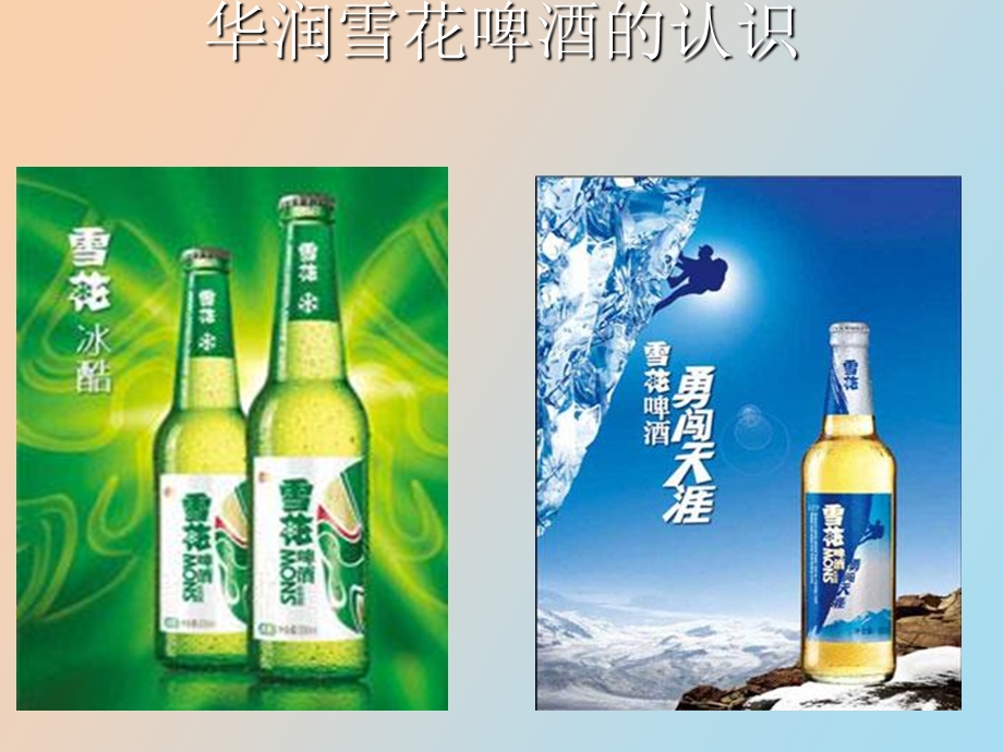 华润雪花啤酒.ppt_第1页