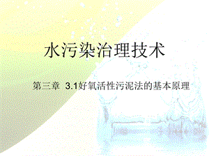 好氧活性污泥法的基本原理课件.ppt