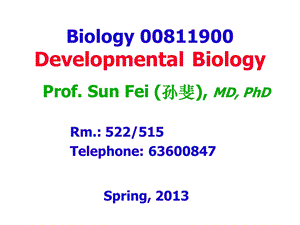 发育生物学-发育前言与发育生物学简史.ppt