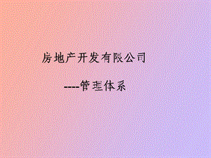 房产管理体系.ppt