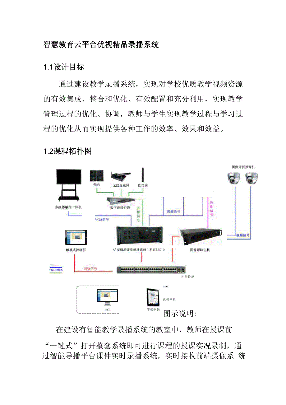 智慧教育云平台优视精品录播系统.docx_第1页