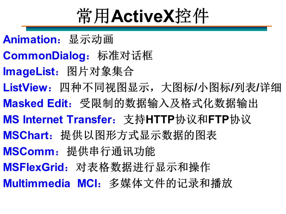 常用ActiveX控件.ppt_第1页