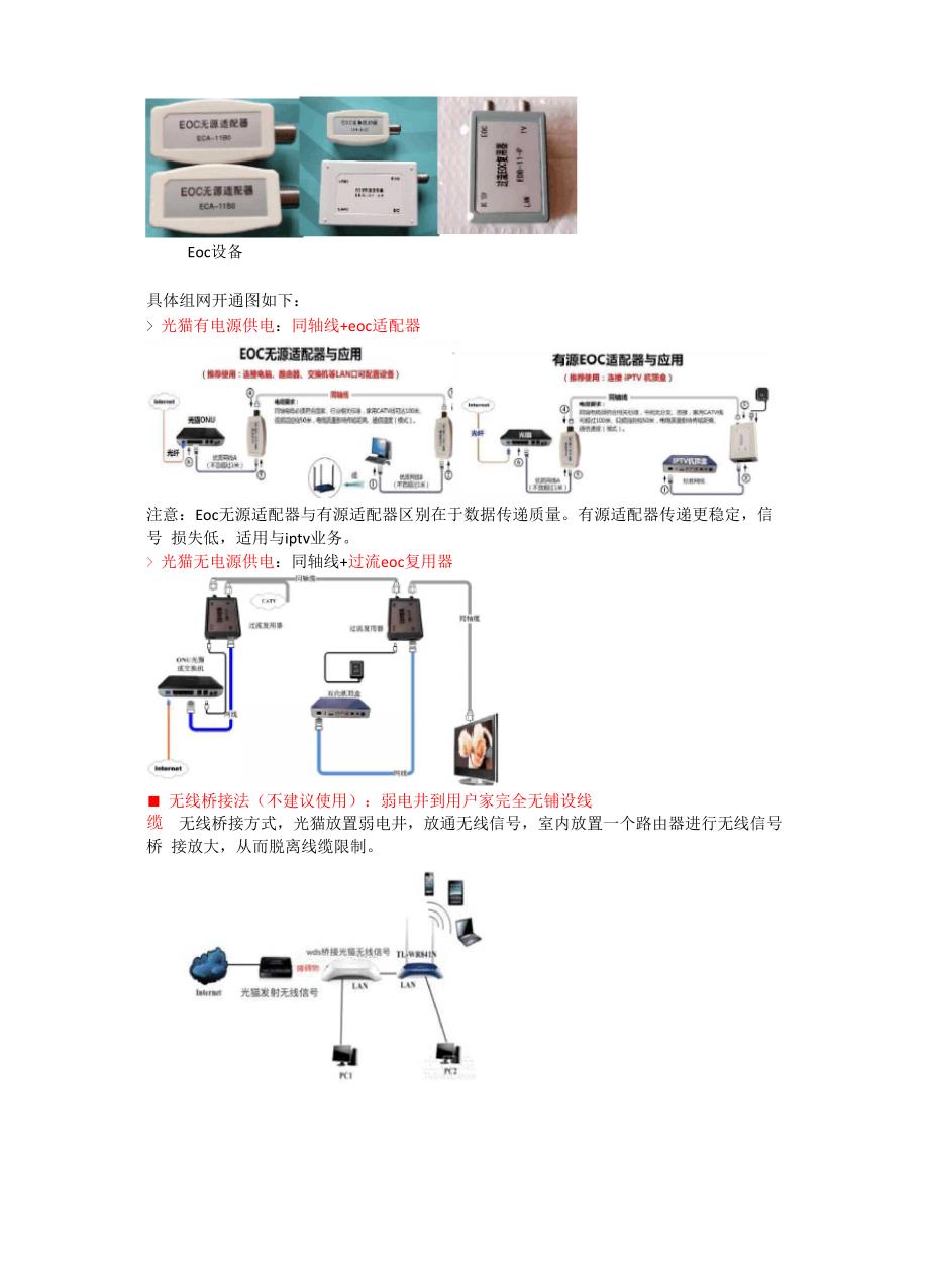 暗管不通小区光猫外置安装方案：POE,EOC.docx_第3页