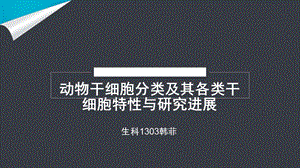 干细胞分类及特点.ppt