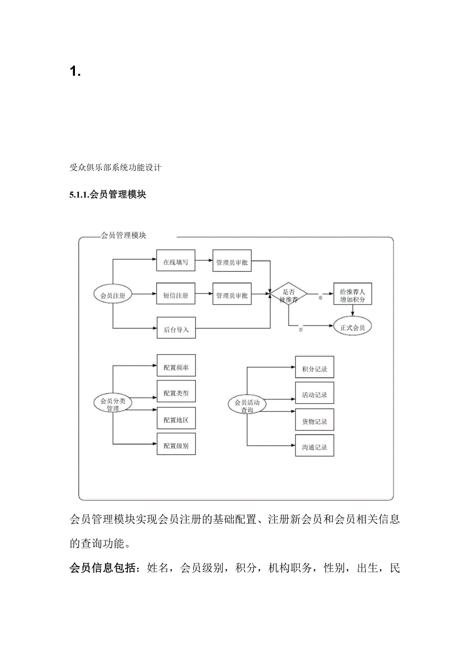 最新会员管理系统功能设计.docx_第1页