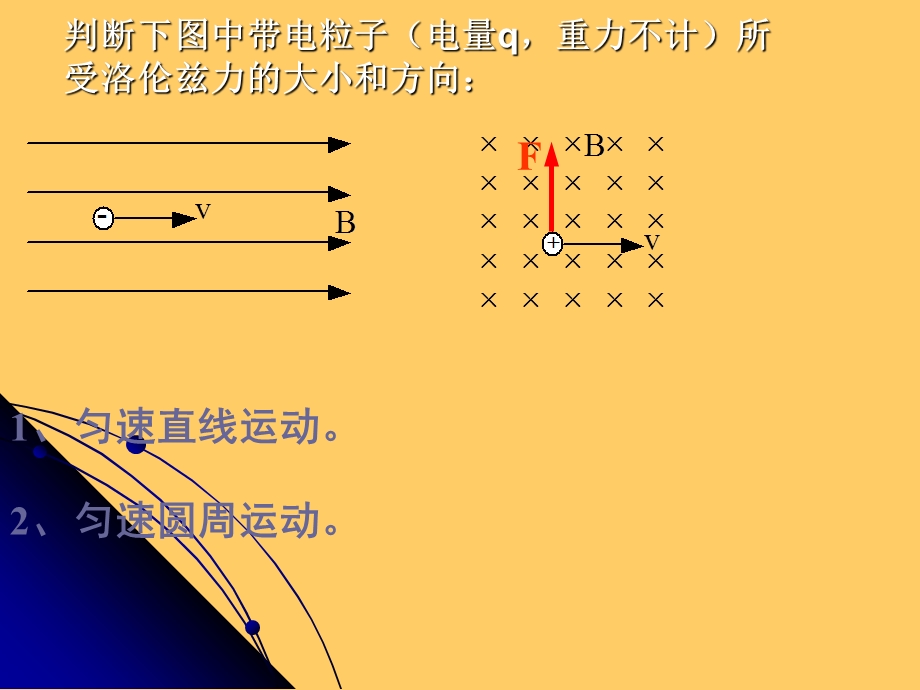 带电粒子在匀强磁场中的运动上课.ppt_第2页