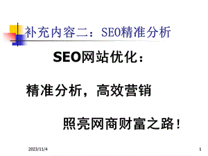 电子商务16SEO精准分析.ppt