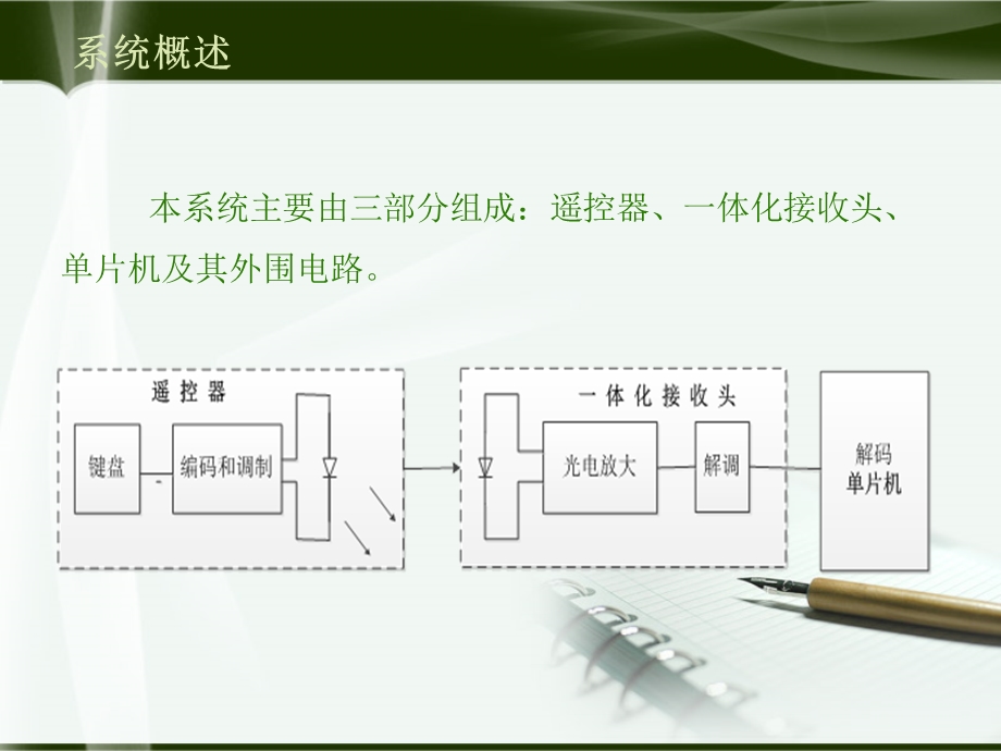 毕业答辩基于单片机的红外遥控系统设计.ppt_第3页