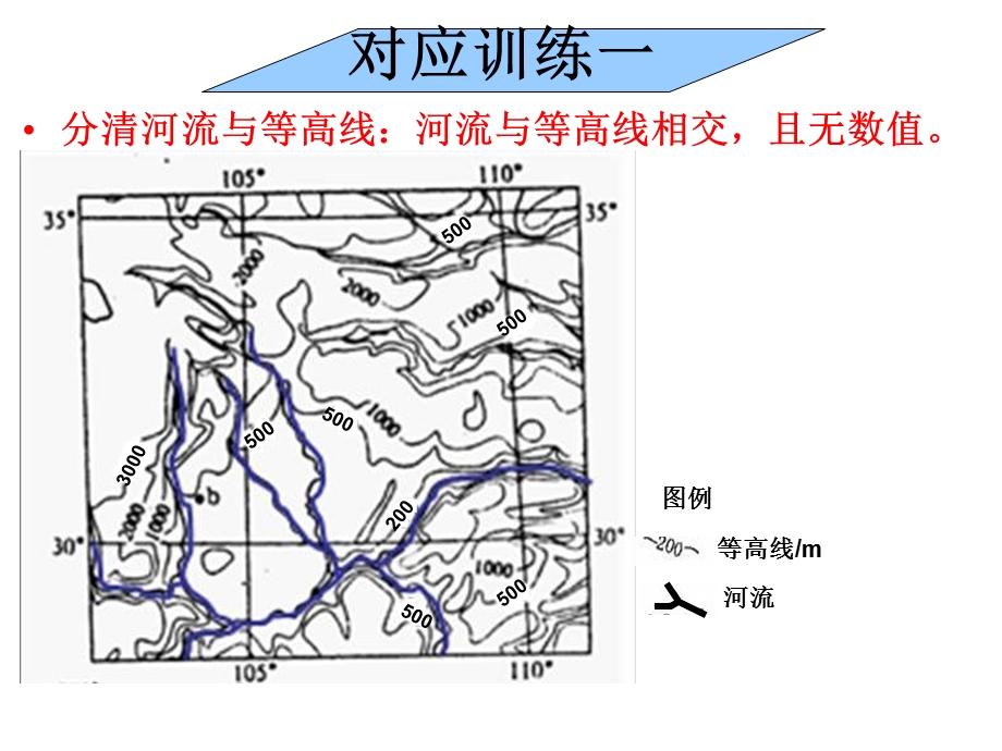 等高线地形图地形特征判读技巧.ppt_第3页