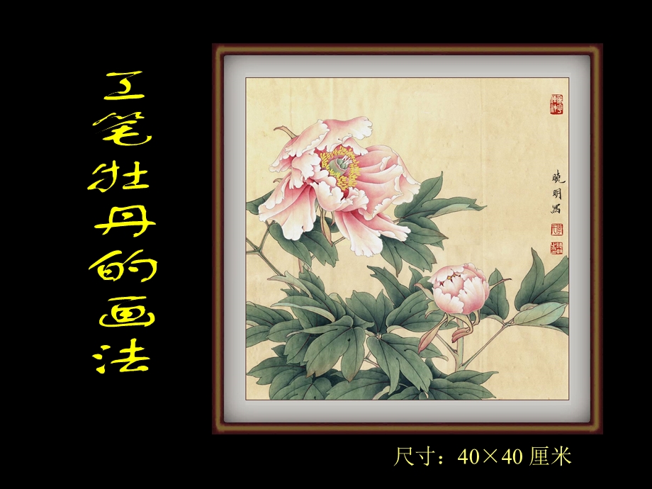 粉红色牡丹工笔画法.ppt_第2页