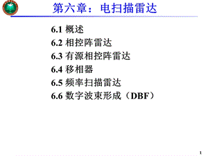 电子对抗原理6电扫描雷达.ppt