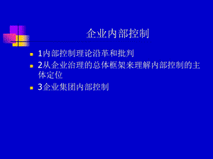 财务风险管理-企业内部控制.ppt