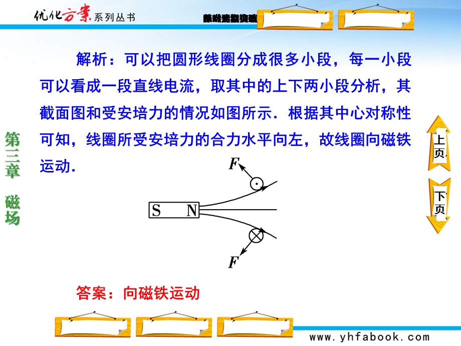 磁场三节探究安培力四节安培力的应用习题.ppt_第3页