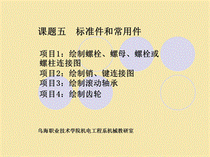 标准件和常用件汇总.ppt