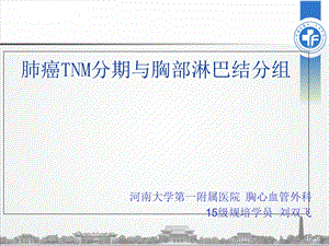 肺癌TNM分期与胸部淋巴结分组.ppt